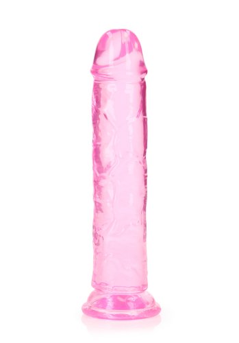 Crystal Clear dildo 20 cm, Pink