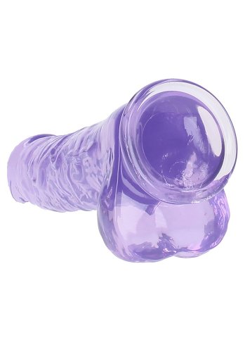 Crystal Clear dildo 25 cm, Purple