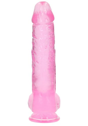 Crystal Clear dildo 25 cm, Pink