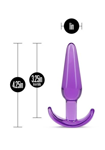 B Yours Slim Anal Plug, Purple