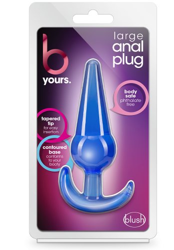 B Yours Large Anal Plug, Blue