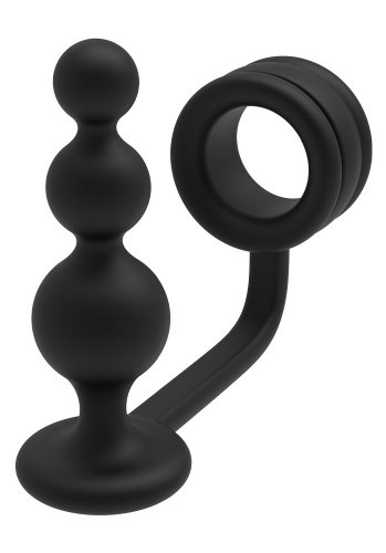 Ramrod Cockring with Beaded Anal Plug | Analkulor | Intimast