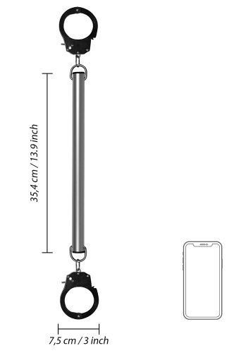 Spreader Bar with hand or ankle cuffs