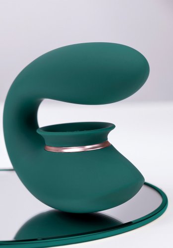 Twitch 3 Vibrator and Suction, Forest Green