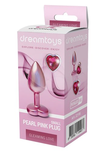 Gleaming Love Pearl Plug Small, Rosa