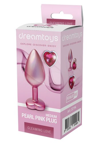 Gleaming Love Pearl Plug Medium, Rosa