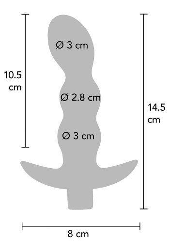 The Risque Wireless Vibrating Buttplug