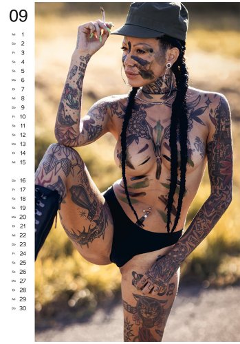 Tattoo Girls Kalender 2027