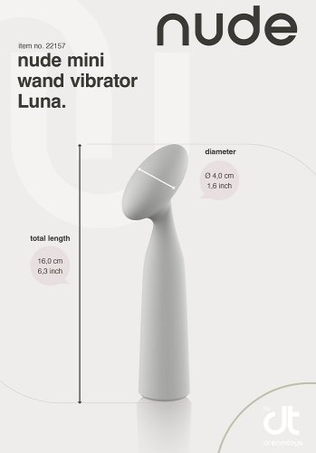 Nude Luna Mini Wand Massager