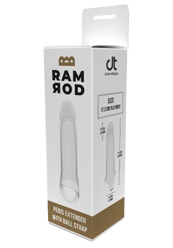 Ramrod Penis Extender with ball strap 17 cm