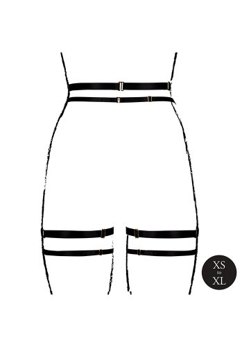 Double Strap Garter Belt with Adjustable Sliders