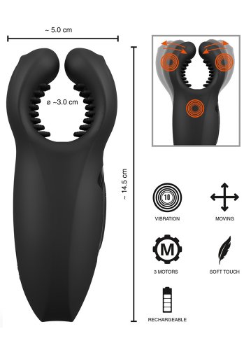 Man Wand with vibration and moving wings