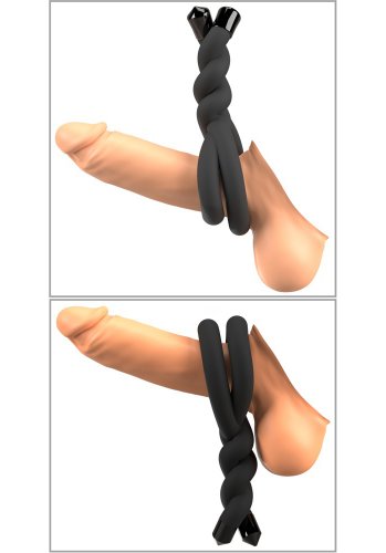 Bad Kitty Bendable Cock & Ball Ring