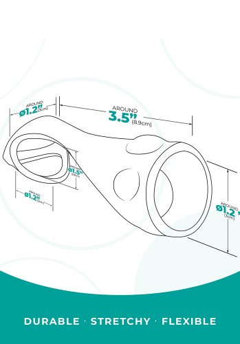 Silicone Cock Strap With Ball Stretcher