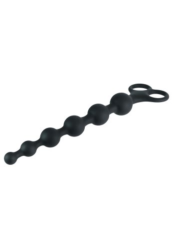 Ribbed Silicone Anal Beads 20 cm