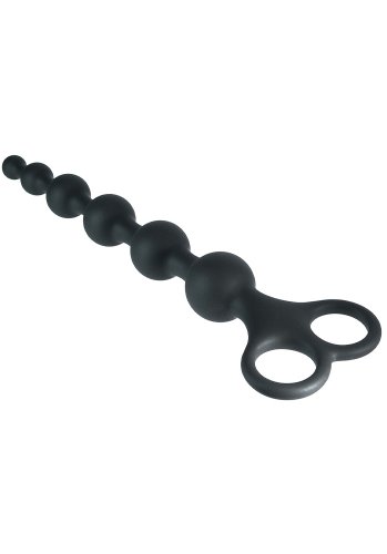 Ribbed Silicone Anal Beads 20 cm