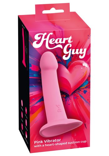 Heart Guy Pink Vibrator