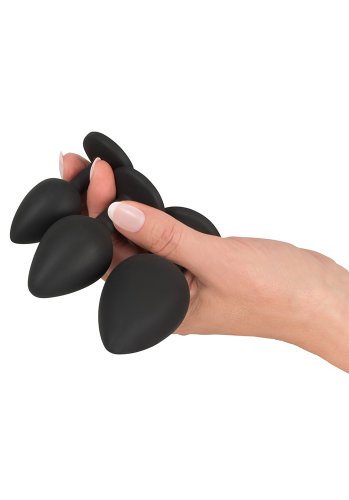 Black Velvets Anal Kit, 3 Pluggar + Dusch