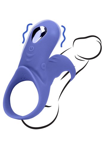Loveline Vibrating Cockring with Clit stimulation