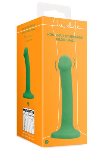 Loveline Non-Phallic Vibrating Dildo, Small