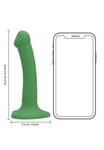 Loveline Non-Phallic Vibrating Dildo, Small