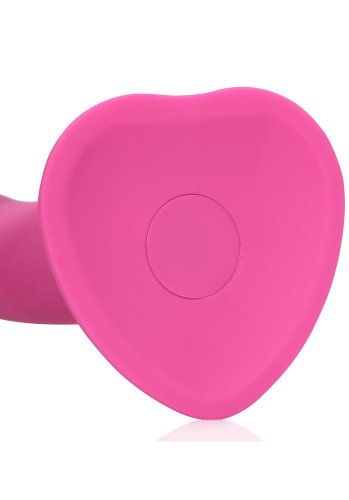 Loveline Non-Phallic Vibrating Dildo, Medium