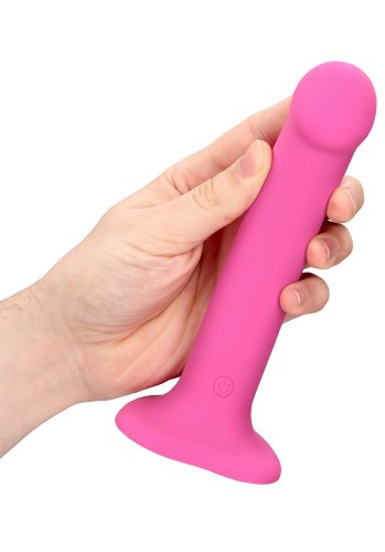 Loveline Non-Phallic Vibrating Dildo, Medium