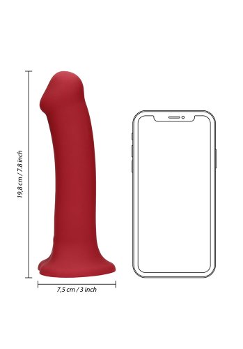 Loveline Non-Phallic Vibrating Dildo, Large