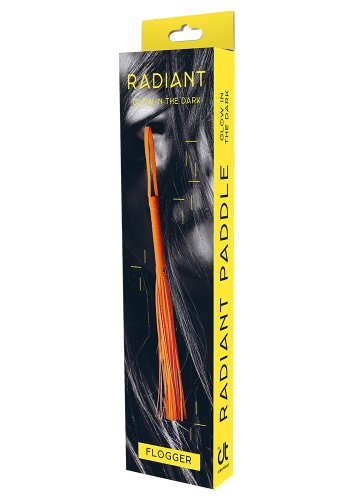 Radiant Glow in the Dark Flogger, Orange
