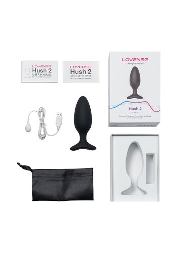 Lovense Hush 2 Bluetooth Butt Plug, 4.4 cm