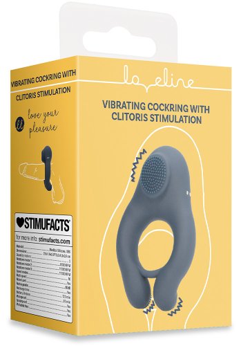 Loveline Vibrating Cockring with Clitoris Stimulation