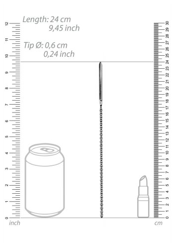 Stainless Steel Ribbed Dilator 6 mm