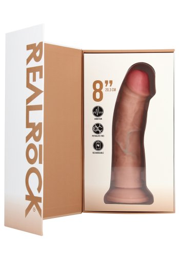 Realrock Vibrating Regular Curved Cock 20,5 cm