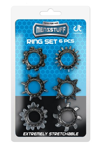 Menzstuff Stretchable Ring Set