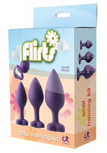 Flirts Anal Training Kit, Purple