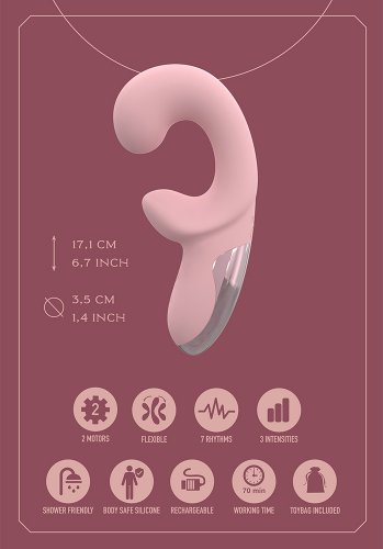 GLAM Flexible Duo Vibrator