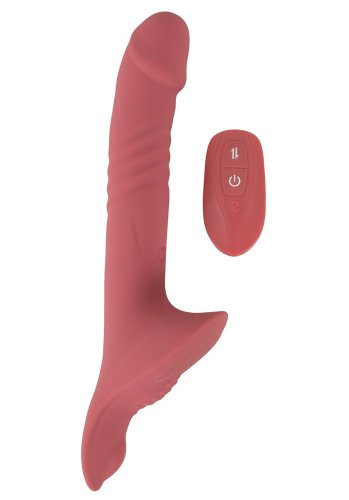 Strap-On Set, Harness with Thrusting Vibrator