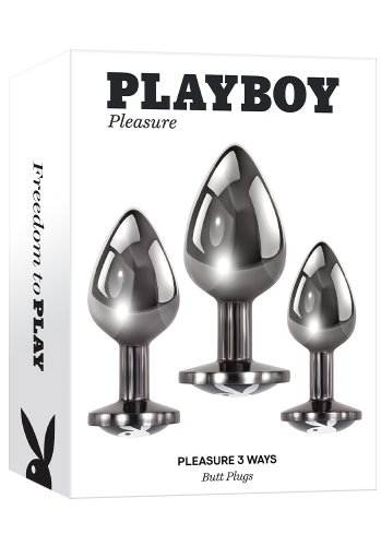 Playboy, Pleasure 3 Ways Butt Plugs