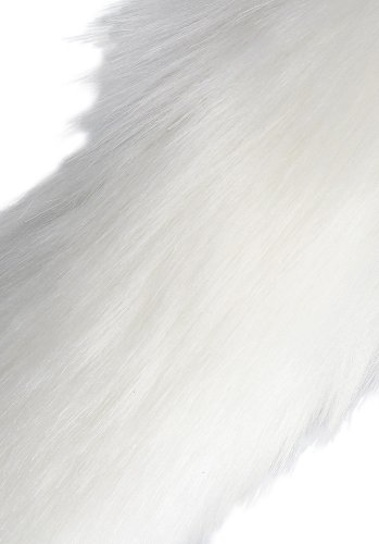 Ouch! Fox Tail with Metal Buttplug, White