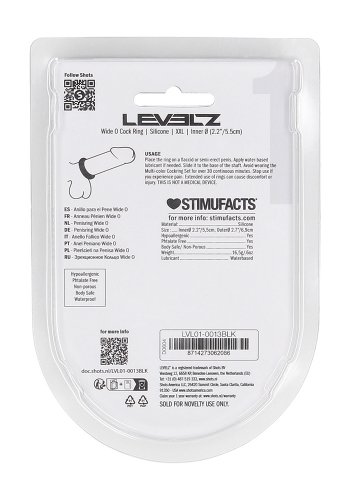 Levelz Wide O Cock Ring XX-Large
