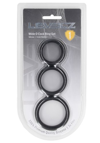 Levelz Wide O Cock Ring Set
