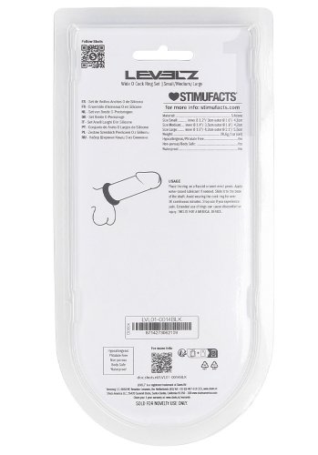 Levelz Wide O Cock Ring Set