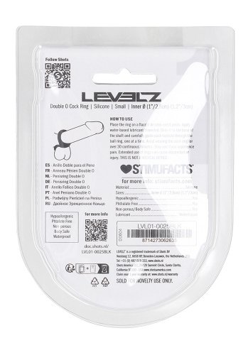 Levelz Double O Cock Ring Small