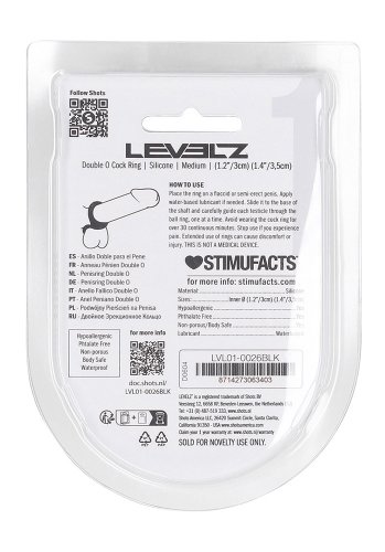 Levelz Double O Cock Ring Medium
