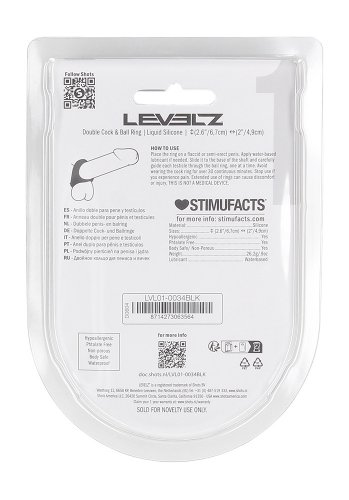 Levelz Double Cock & Ball Ring