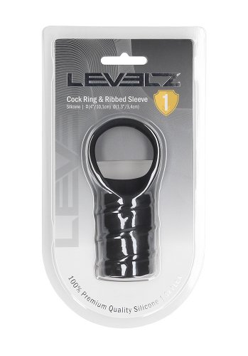 Levelz Cock Ring & Ribbed Sleeve
