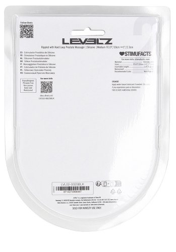 Levelz Rippled with Hard Loop Prostate Massager Medium