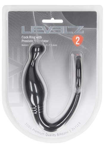 Levelz Cock Ring With Prostate Stimulator Medium
