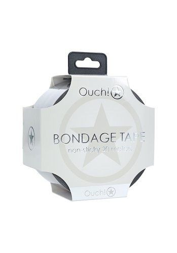 Non Sticky Bondage Tape Silver 20 m