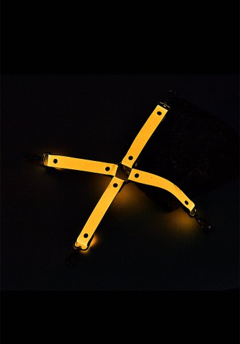 Radiant Glow in the Dark Hog Tie, Orange